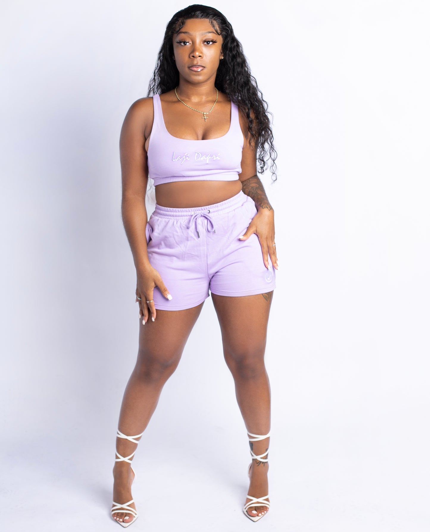 Ladies Biker Short Set